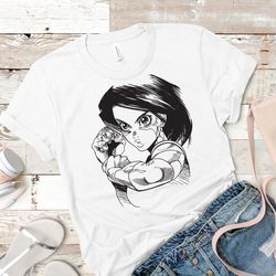 alita battle ange shirt, alita battle ange t shirt, alita battle angel actress t shirt, alita battle angel cast 2