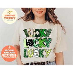 lucky shamrock shirt, shamrock shirt, patricks day tee, lucky tee, lucky shirt, st patricks day shirt, patricks day shir