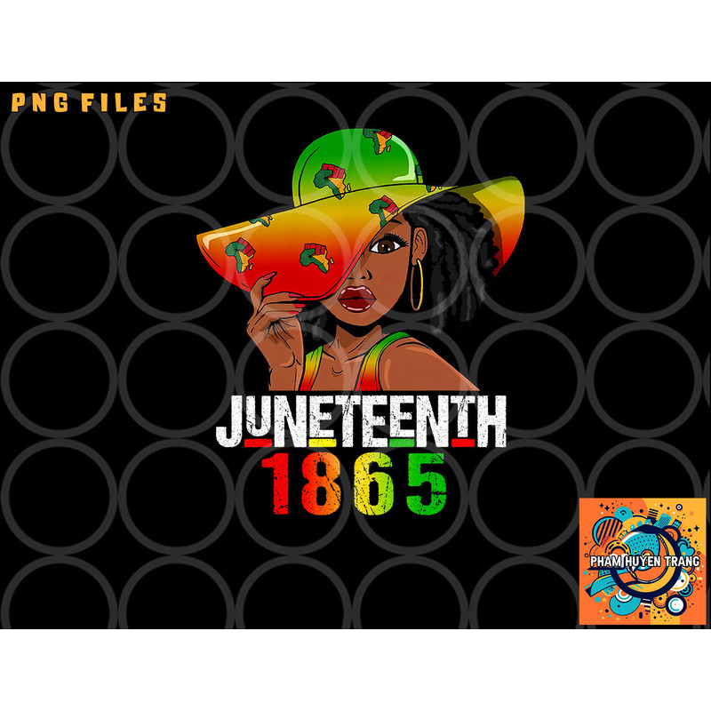 1865 Juneteenth Celebrate African American Freedom Day Women png, digital download copy.jpg