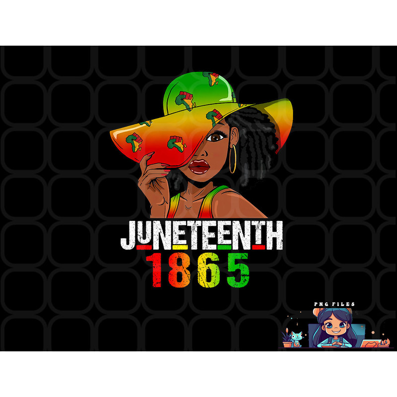 1865 Juneteenth Celebrate African American Freedom Day Women png, digital download copy.jpg