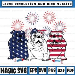 bulldog dog american flag patriotic 4th of july png, dog fourth of july dog patriotic png, independence day, digital dow