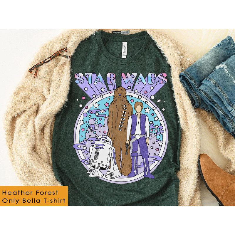 Retro Chewbacca Han Solo Psych Rebels Disney100 Shirt Star Wars Disney 100 Years Of Wonder Walt Disney World Disneyland 2023 Trip - 5.jpg