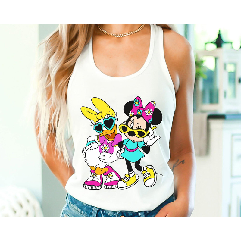 Retro Daisy And Minnie Summer Bff Shirt Disney Summer Best Friends Matching Tee Disneyland Bestie Girl Trip T-shirt Disney Birthday - 3.jpg