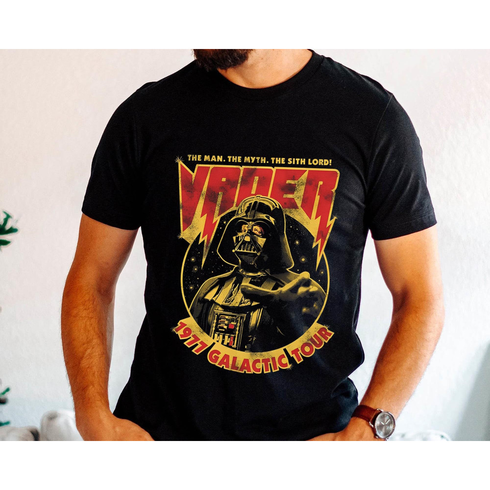 Retro Darth Vader Man Myth Sith Lord 1977 Galactic Tour Shirt Star Wars T-shirt Star Wars Day Walt Disney World Galaxy's Edge Trip - 1.jpg