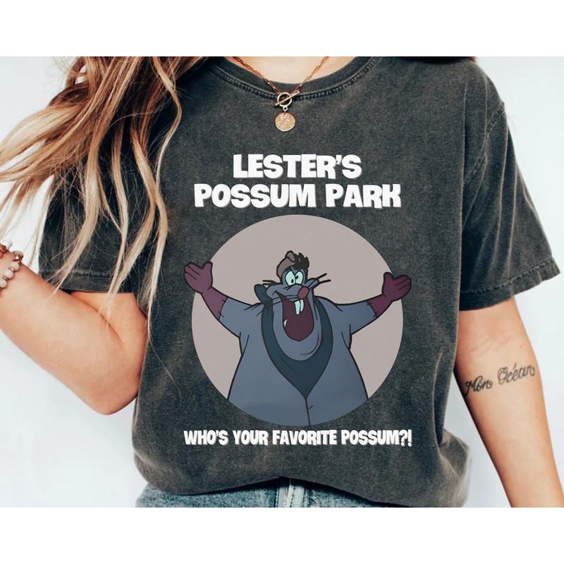Retro Disney A Goofy Movie Lester's Possum Park Shirt Who's Your Favorite Possum Disney Birthday Walt Disney World Disneyland Trip - 1.jpg