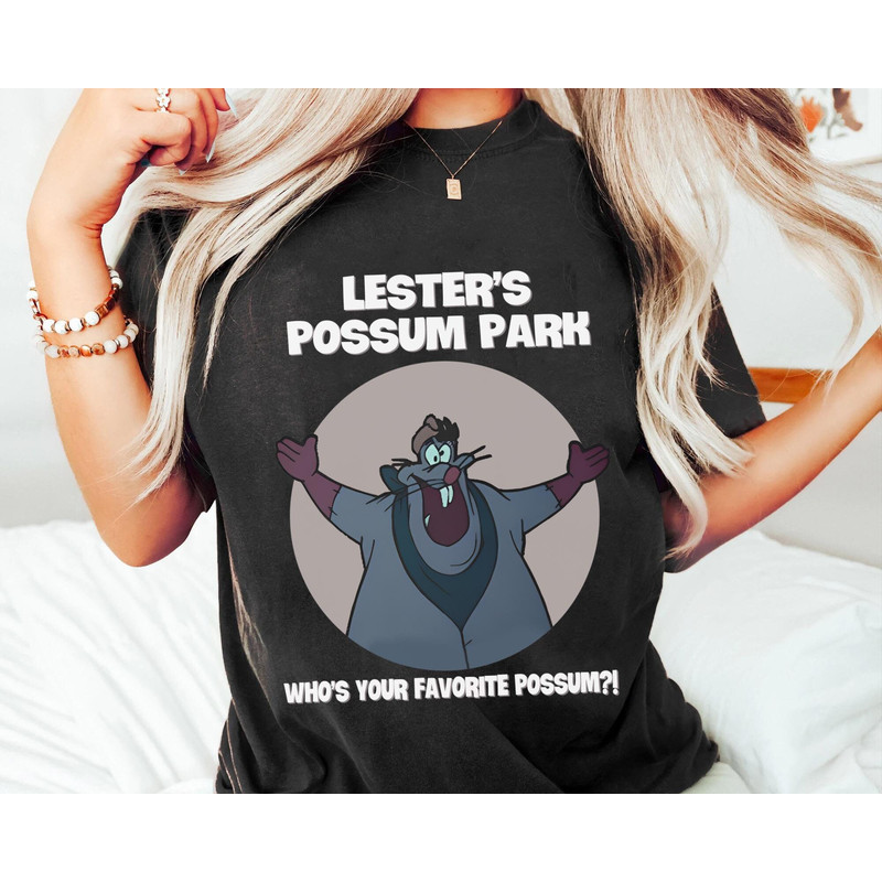 Retro Disney A Goofy Movie Lester's Possum Park Shirt Who's Your Favorite Possum Disney Birthday Walt Disney World Disneyland Trip - 2.jpg