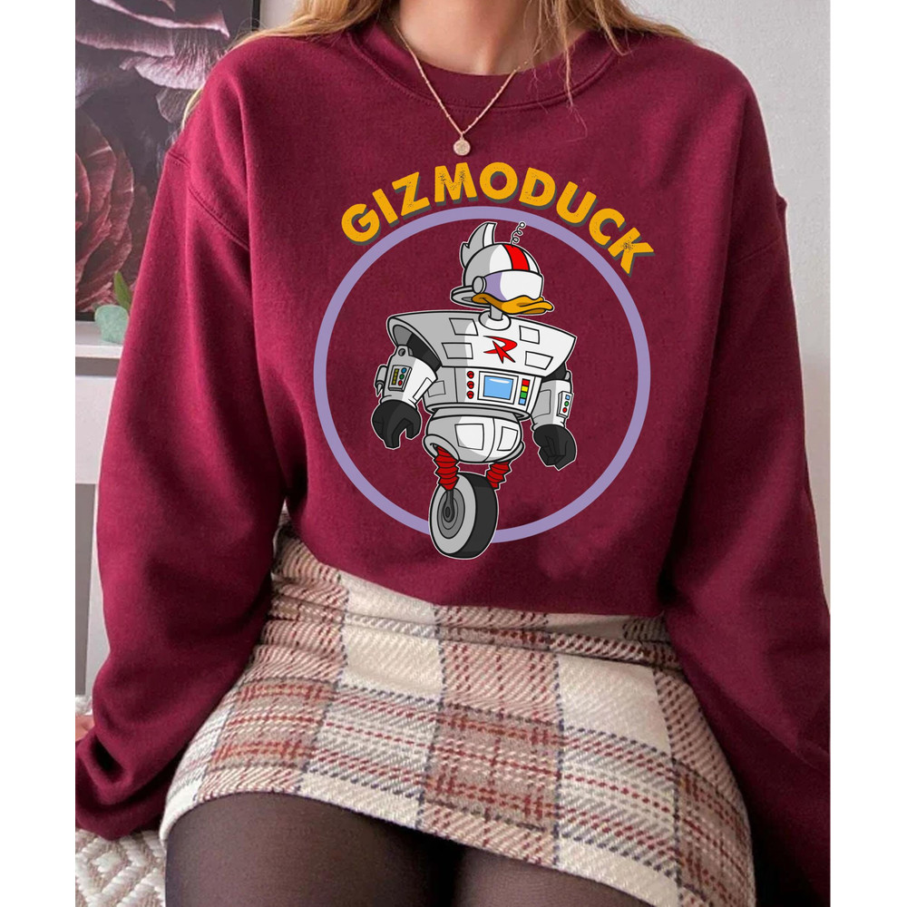 Retro Disney Darkwing Duck Gizmoduck Shirt Magic Kingdom Tee Walt Disney World Disneyland Family Trip Outfits Disney Birthday Gift - 4.jpg