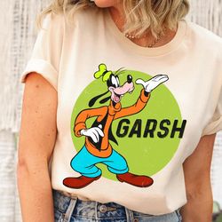 retro disney garsh goofy shirt / disney a goofy