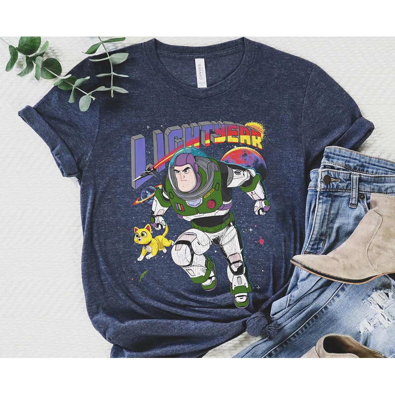 Retro Disney Pixar Buzz Lightyear and Sox Starry Cat Sweatshirt Walt Disney World T-shirt Disneyland Family Trip Magic Kingdom Tee - 5.jpg