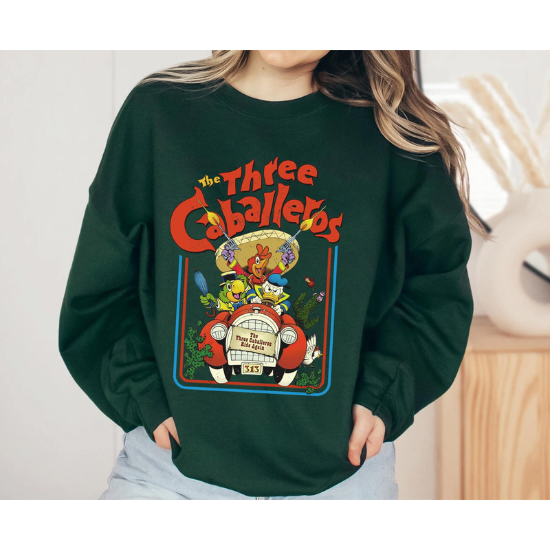 Retro Disney The Three Caballeros Shirt Jose Donald Duck Panchito T-shirt Disney Birthday Tee Walt Disney World Disneyland Trip - 4.jpg