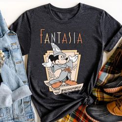 Retro Fantasia Sorcerer Mickey Mouse Shirt / Fu
