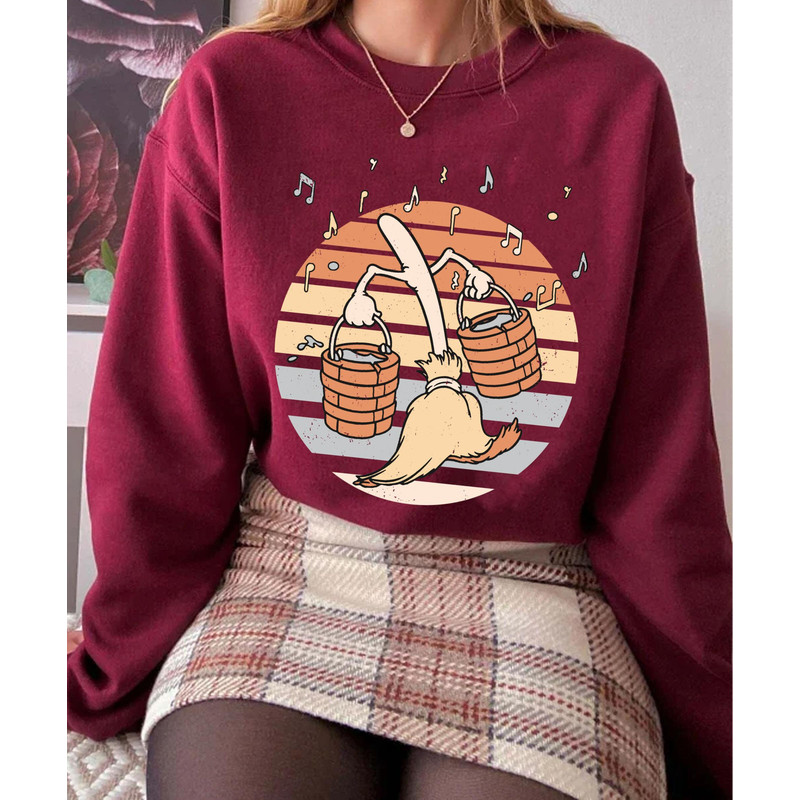 Retro Fantasia Magic Broom Shirt  Funny Disney T-shirt  The Sorcerer's Apprentice  Walt Disney World Shirt  Disneyland Trip Outfits - 3.jpg