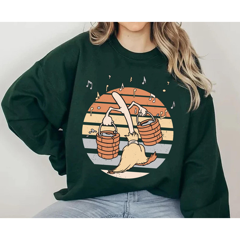 Retro Fantasia Magic Broom Shirt  Funny Disney T-shirt  The Sorcerer's Apprentice  Walt Disney World Shirt  Disneyland Trip Outfits - 5.jpg