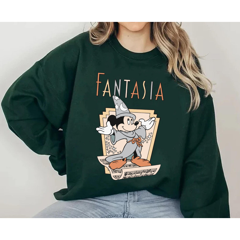 Retro Fantasia Sorcerer Mickey Mouse Shirt Funny Disney T-shirt Magic Kingdom Park Walt Disney World Shirt Disneyland Trip Outfits - 5.jpg