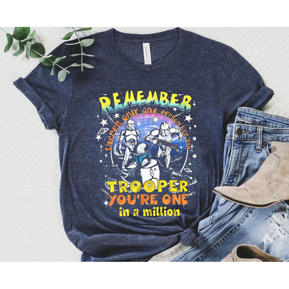 Retro Jango Fett Stormtrooper You're One In A Million Shirt Star Wars T-shirt Star Wars Day Walt Disney World Galaxy's Edge Trip - 2.jpg