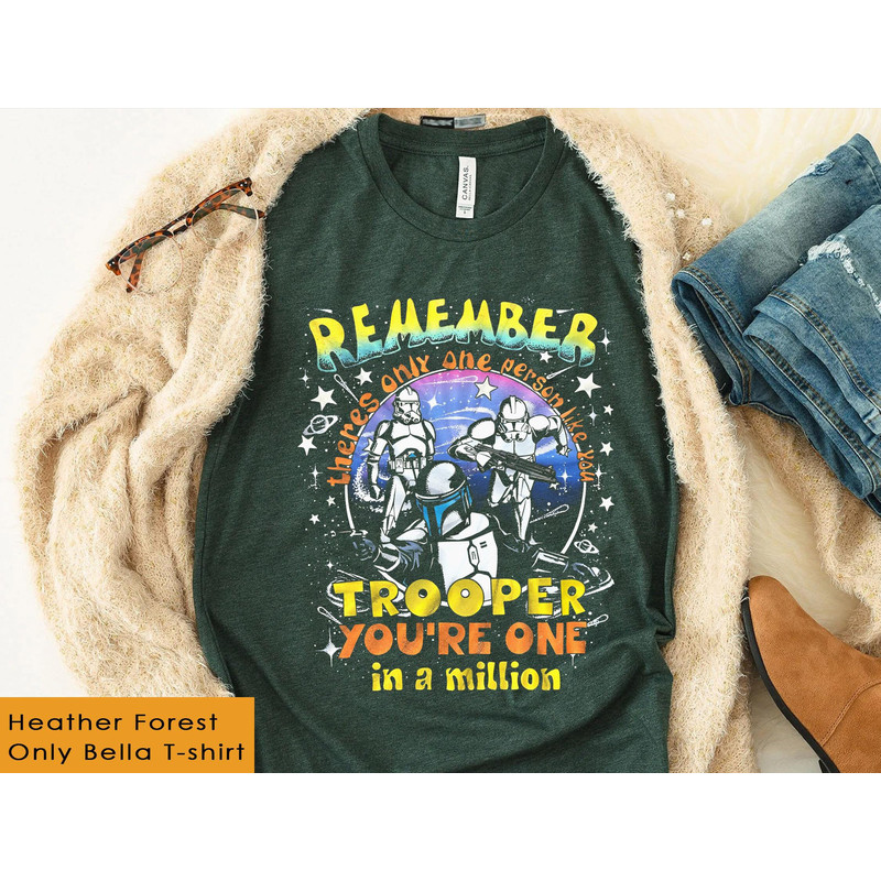Retro Jango Fett Stormtrooper You're One In A Million Shirt Star Wars T-shirt Star Wars Day Walt Disney World Galaxy's Edge Trip - 4.jpg