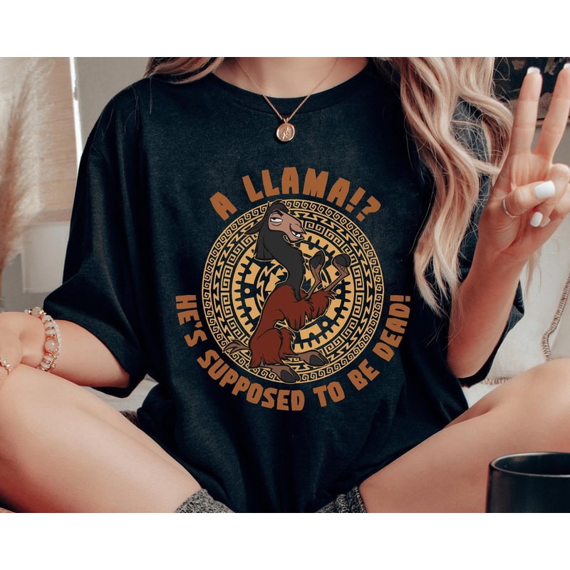Retro Kuzco Llama He's Supposed To Be Dead Shirt The Emperor's New Groove Disney T-shirt Walt Disney World Disneyland Trip Outfits - 1.jpg