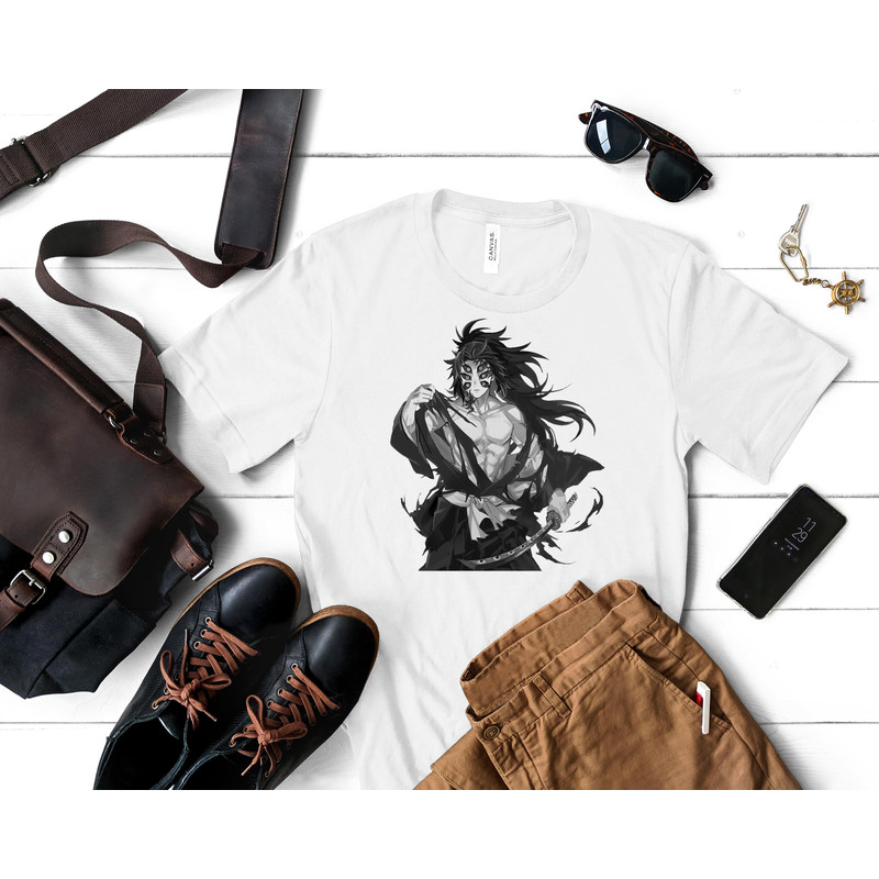 Kimetsu no Yaiba - Kokushibo Classic T-Shirt 32_White_White.jpg