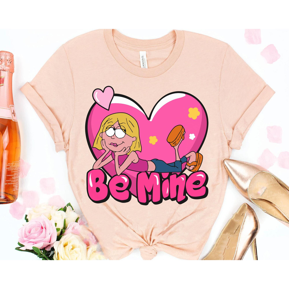 Retro Lizzie Mcguire Be Mine Shirt  Disney Valentine's Day Y2K Heart T-shirt  Disneyland Couple Matching Trip  Magic Kingdom Tee - 1.jpg