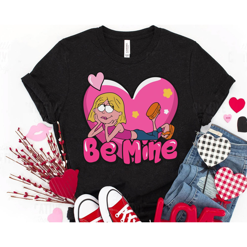 Retro Lizzie Mcguire Be Mine Shirt  Disney Valentine's Day Y2K Heart T-shirt  Disneyland Couple Matching Trip  Magic Kingdom Tee - 2.jpg