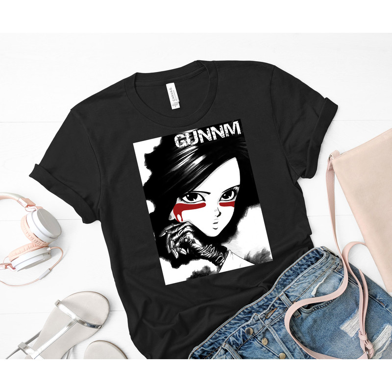 Alita Battle Ange Shirt, Alita Battle Ange T Shirt, Alita Battle Angel Is Based On T Shirt, Alita Battle Angel 1 T Shirt.jpg