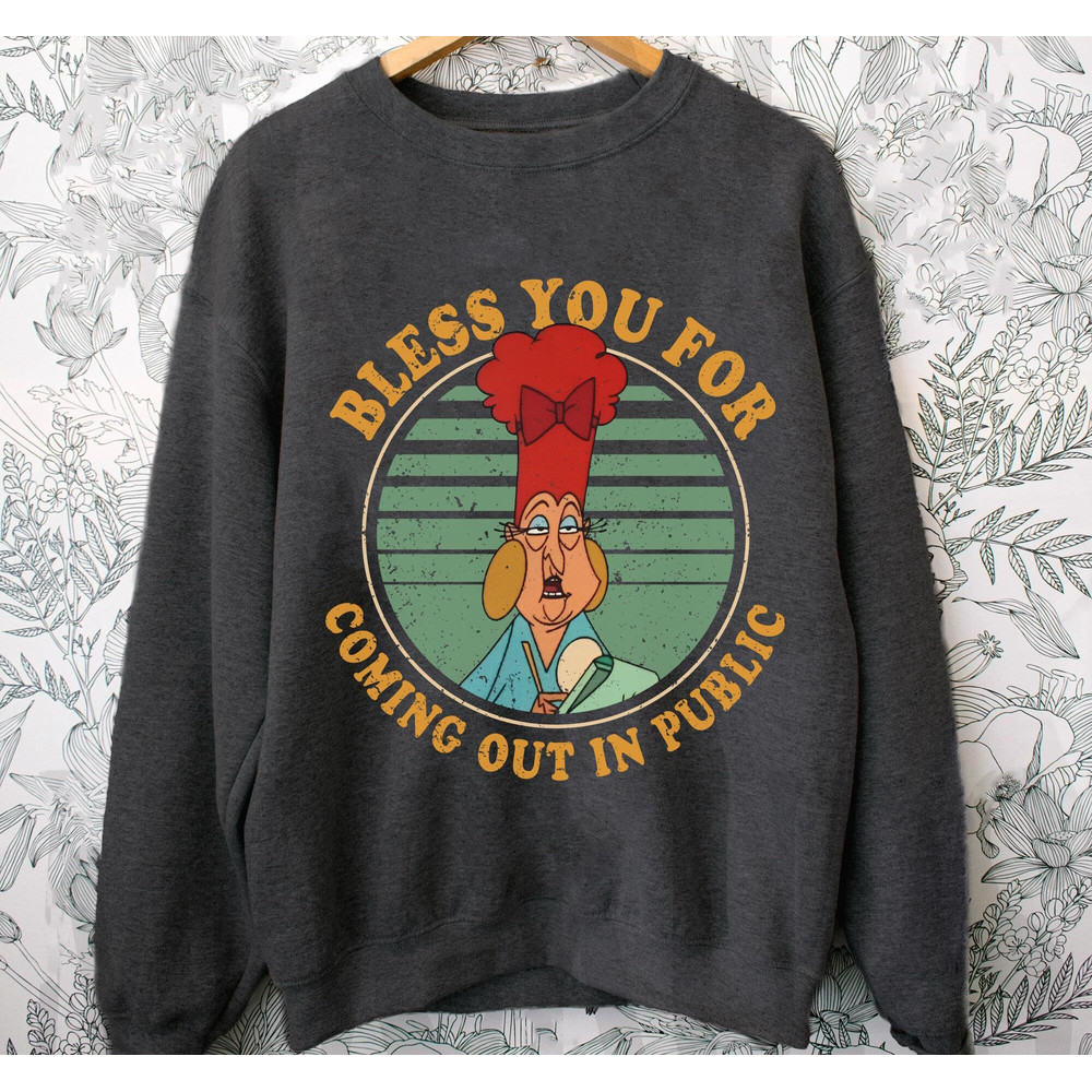 Retro Mata Waitress Mudka's Meat Hut Shirt  Bless You For Coming Out In Public  Emperor's New Groove Disney T-shirt  Disneyland Trip - 5.jpg