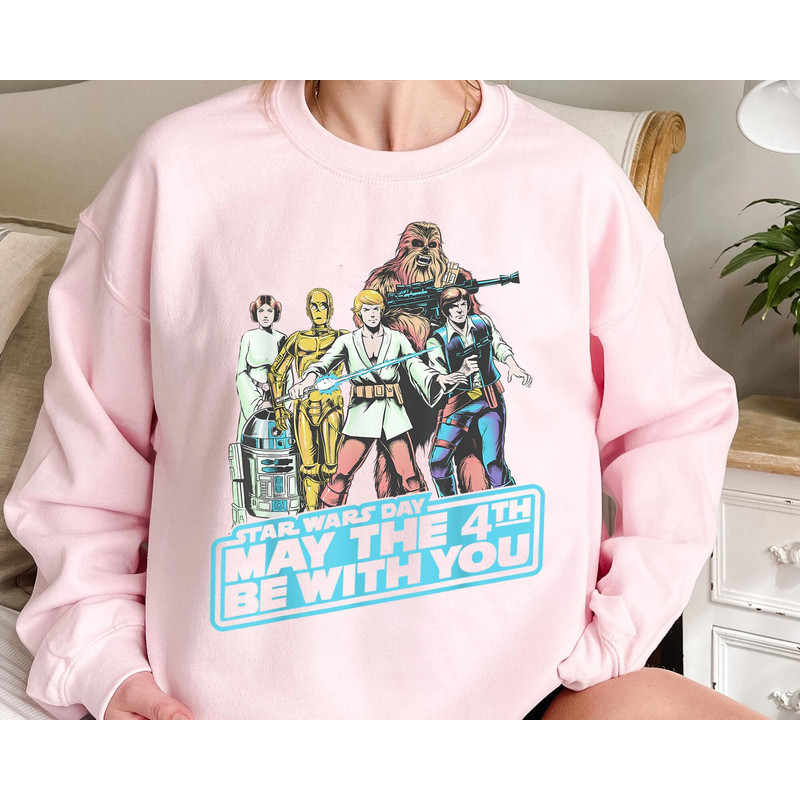 Retro May The Fourth Group Shot Shirt Star Wars Day 2023 T-shirt  May the 4th  Galaxy's Edge  Walt Disney World Trip  Movie Lover Shirt - 5.jpg