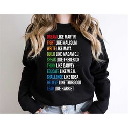 dream like martin sweatshirt,martin luther king jr sweatshirt,african american sweatshirt,black history sweatshirt,i hav