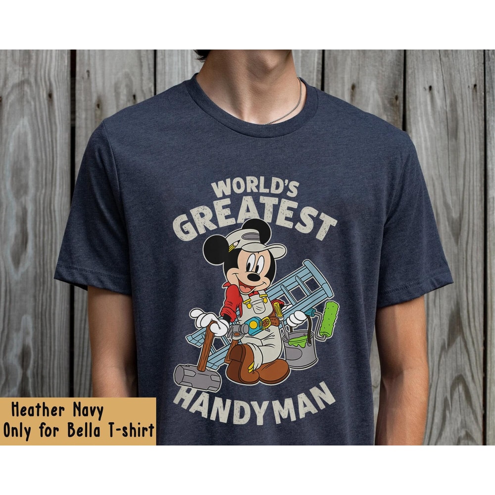 Retro Mickey Mouse World's Greatest Handyman Dad Shirt Funny Disney Dad Tee Father's Day Gift For Dad Uncle Grandpa Disneyland Trip - 5.jpg