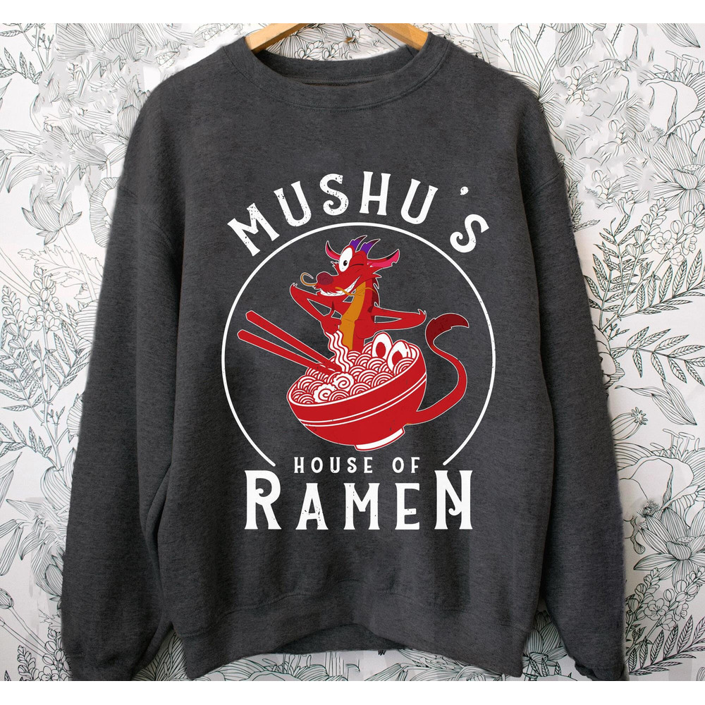 Retro Mushu's House Of Ramen Shirt Mushu Dragon Mulan Disney T-shirt Magic Kingdom Park Walt Disney World Disneyland Trip Outfits - 2.jpg