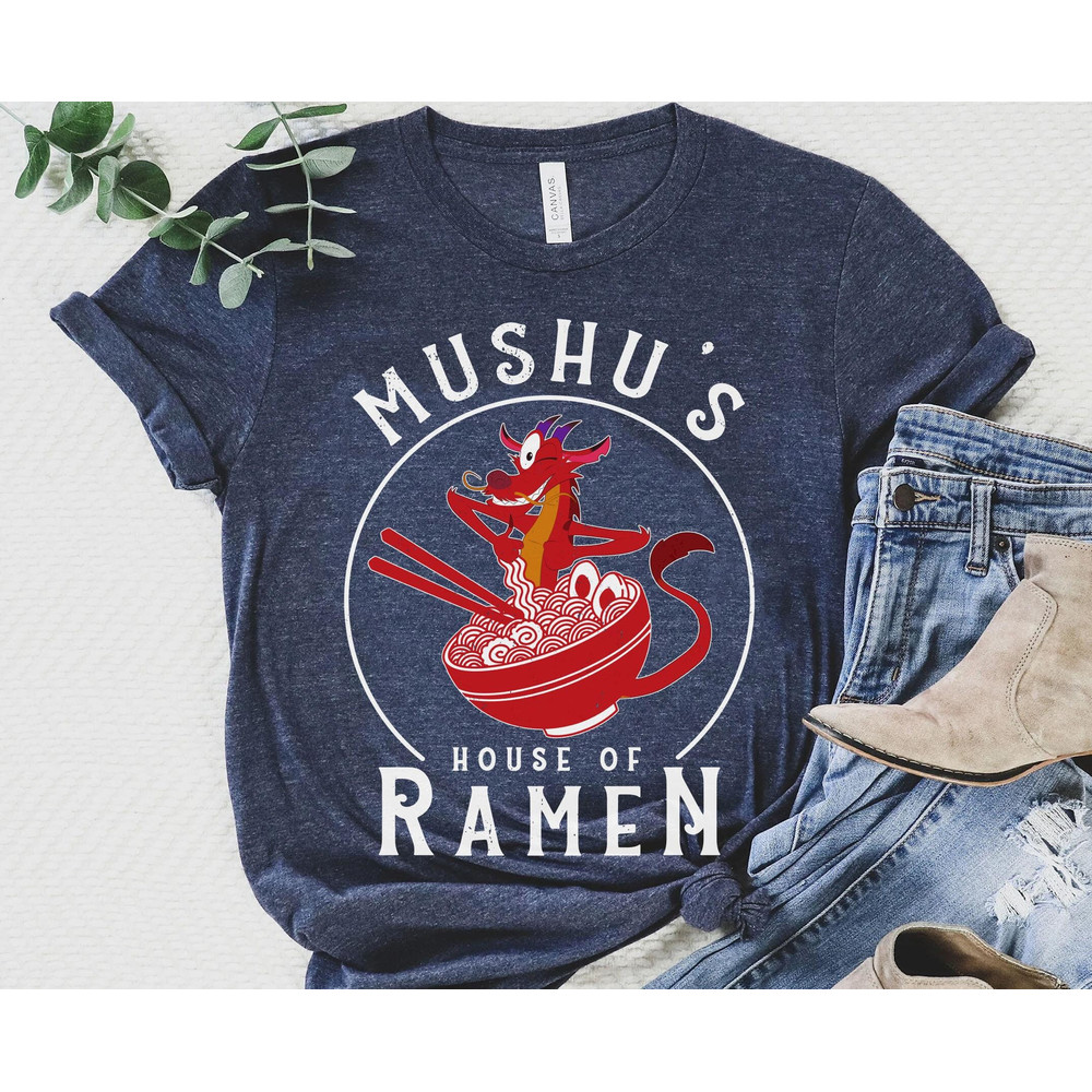 Retro Mushu's House Of Ramen Shirt Mushu Dragon Mulan Disney T-shirt Magic Kingdom Park Walt Disney World Disneyland Trip Outfits - 4.jpg