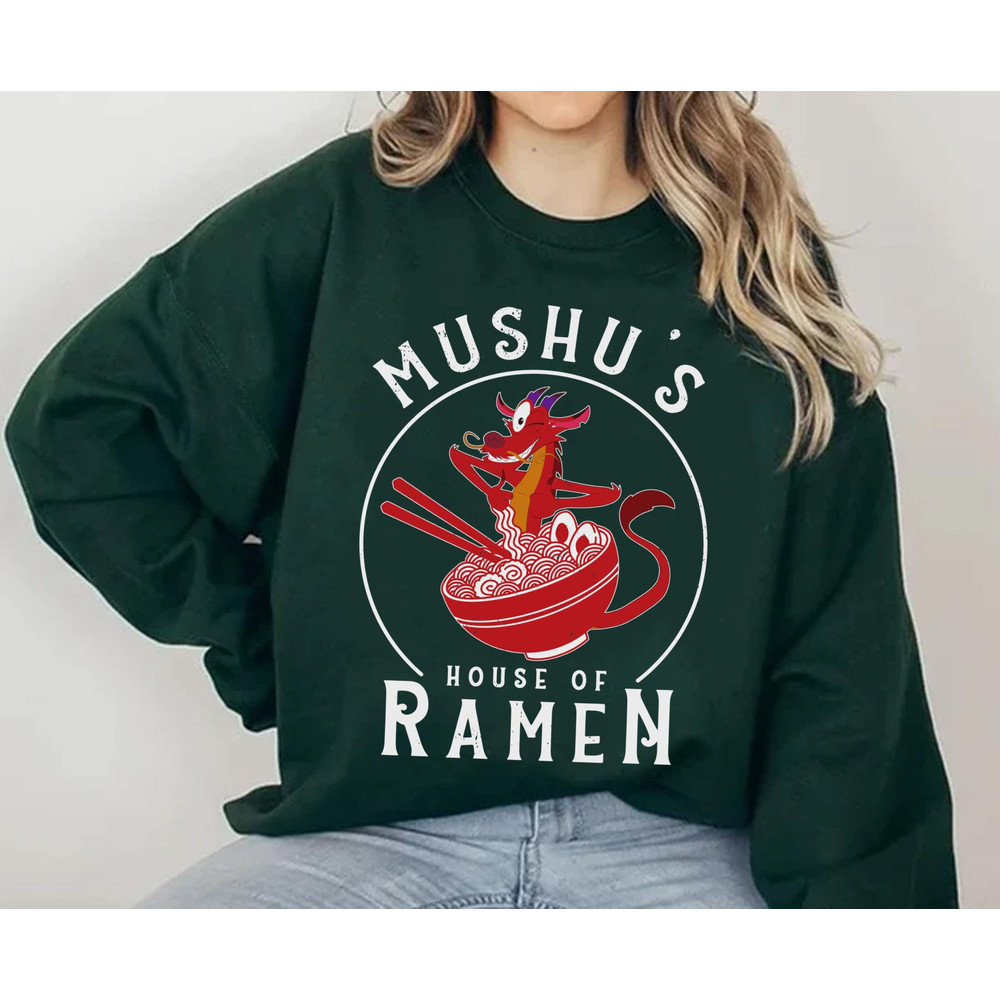 Retro Mushu's House Of Ramen Shirt Mushu Dragon Mulan Disney T-shirt Magic Kingdom Park Walt Disney World Disneyland Trip Outfits - 5.jpg