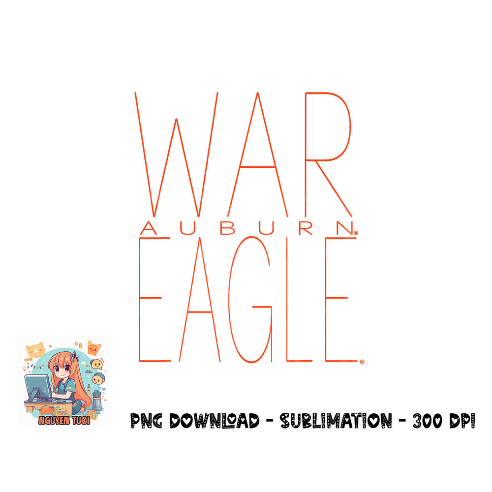 Auburn Tigers War Eagle Officially Licensed png, digital download copy.jpg