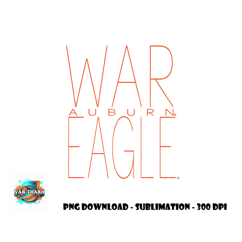Auburn Tigers War Eagle Officially Licensed png, digital download copy.jpg