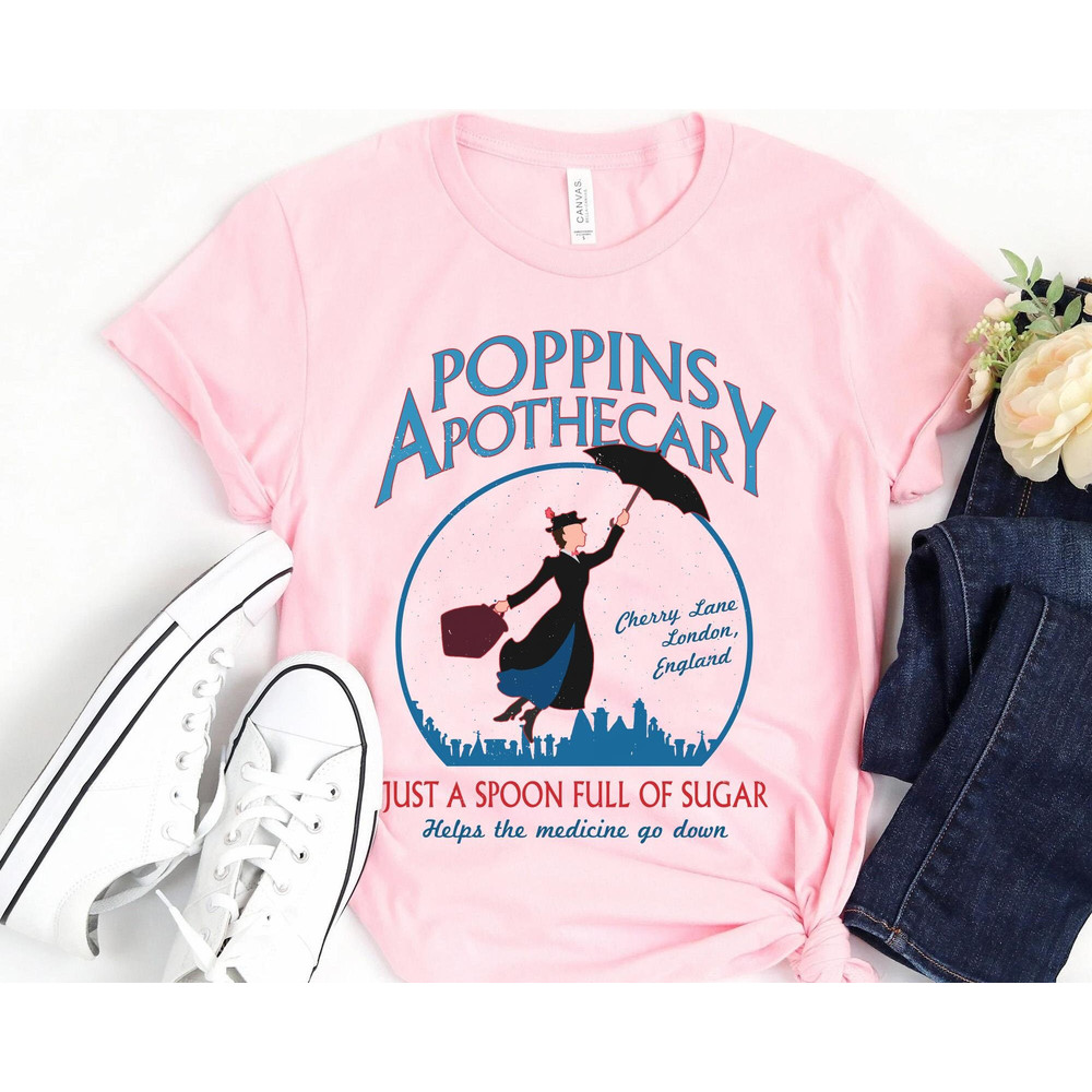 Retro Poppins Apothecary Mary Poppins Shirt  Funny Disney T-shirt  Magic Kingdom Park  Walt Disney World Shirt  Disneyland Trip Outfits - 2.jpg