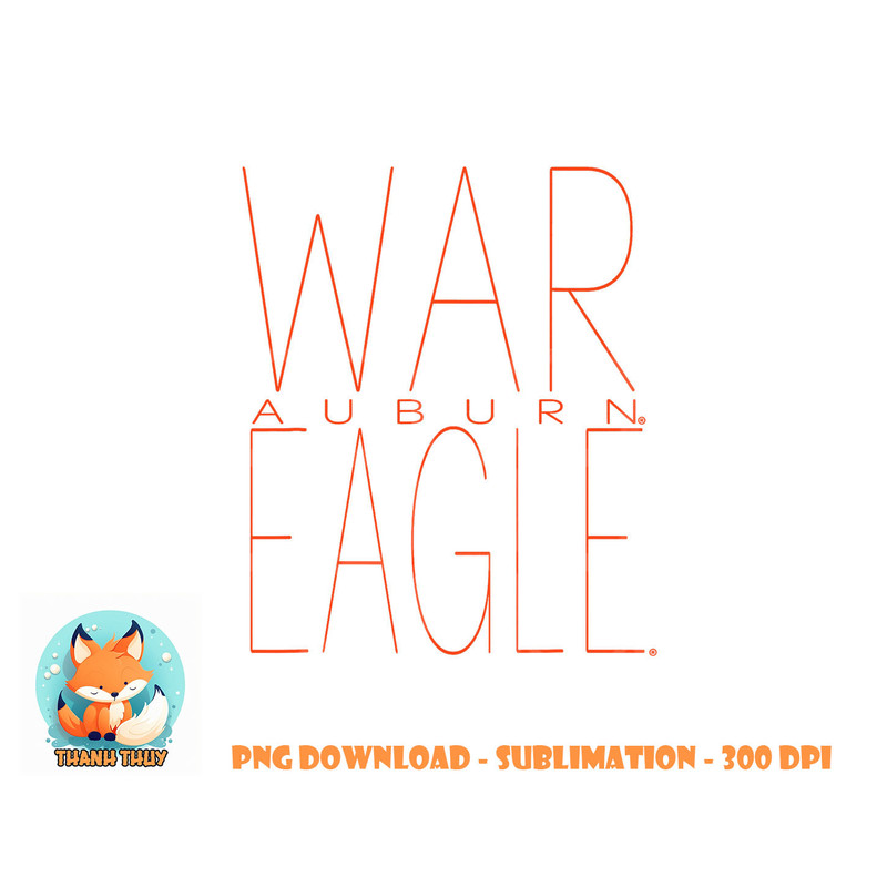 Auburn Tigers War Eagle Officially Licensed png, digital download copy.jpg