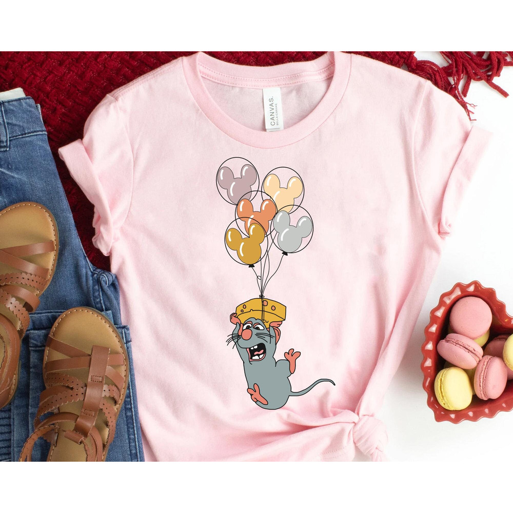 Retro Remy Mouse Chef Mickey Balloon Shirt  Disney Ratatouille T-shirt  Walt Disney World  Disney Birthday  Disneyland Trip Outfits - 1.jpg