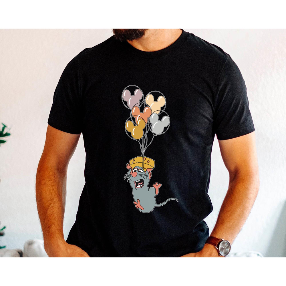 Retro Remy Mouse Chef Mickey Balloon Shirt  Disney Ratatouille T-shirt  Walt Disney World  Disney Birthday  Disneyland Trip Outfits - 4.jpg