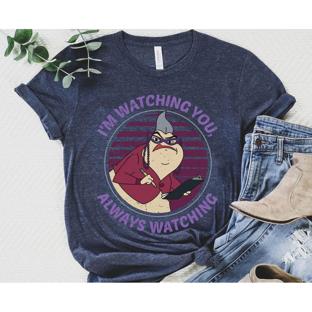 Retro Roz I'm Always Watching You Sweatshirt Monsters Inc Tee Walt Disney World T-shirt Magic Kingdom Disneyland Vacation Trip - 2.jpg