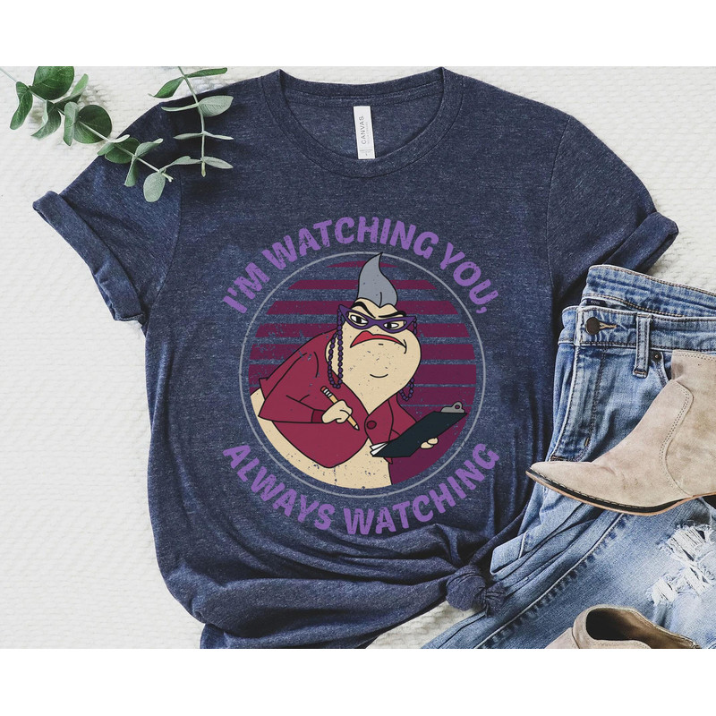 Retro Roz I'm Always Watching You Sweatshirt Monsters Inc Tee Walt Disney World T-shirt Magic Kingdom Disneyland Vacation Trip - 2.jpg