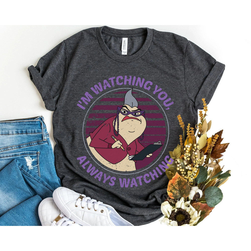 Retro Roz I'm Always Watching You Sweatshirt Monsters Inc Tee Walt Disney World T-shirt Magic Kingdom Disneyland Vacation Trip - 5.jpg