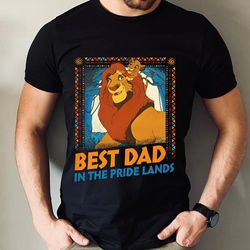 retro simba mufasa best dad in the pride lands