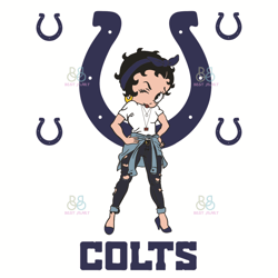 Betty Boop Indianapolis Colts Svg, Sport Svg, Indianapolis Colts Football Team S