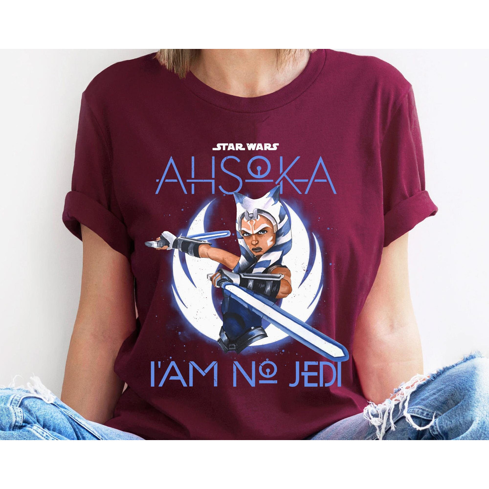 Retro Star Wars Ahsoka Tano I'm No Jedi Shirt Star Wars Celebration May The 4th Be With You Galaxy's Edge Walt Disney World Trip - 2.jpg