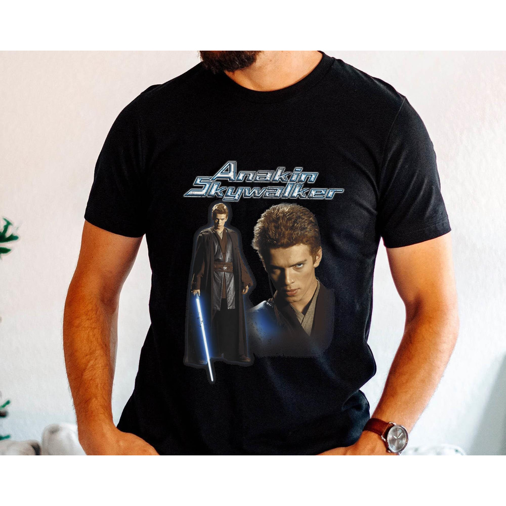 Retro Star Wars Anakin Skywalker Lightsaber Shirt Star Wars Day 2023 May The 4th Galaxy's Edge Walt Disney World Disneyland Trip - 1.jpg