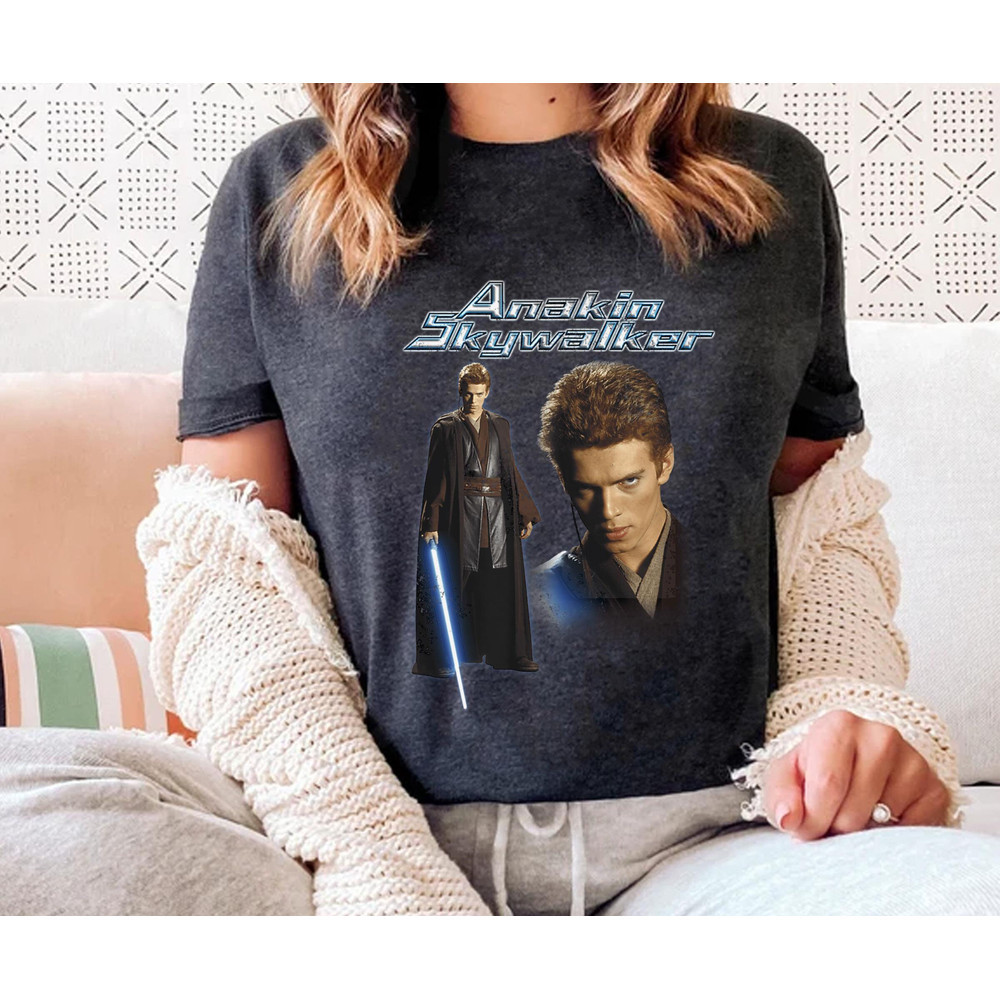 Retro Star Wars Anakin Skywalker Lightsaber Shirt Star Wars Day 2023 May The 4th Galaxy's Edge Walt Disney World Disneyland Trip - 3.jpg