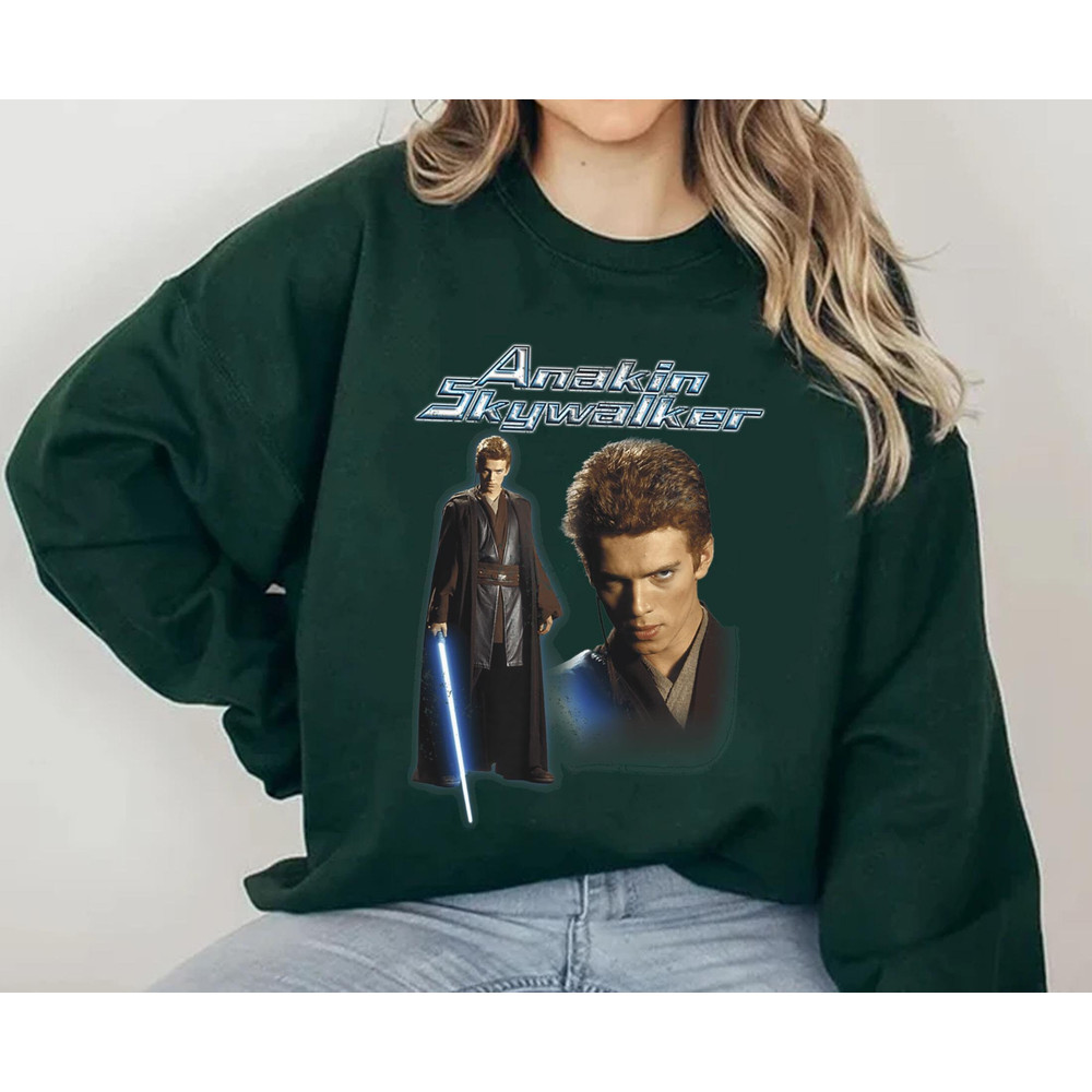 Retro Star Wars Anakin Skywalker Lightsaber Shirt Star Wars Day 2023 May The 4th Galaxy's Edge Walt Disney World Disneyland Trip - 4.jpg