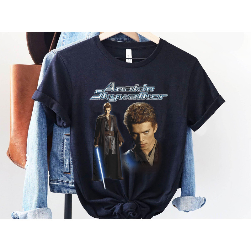 Retro Star Wars Anakin Skywalker Lightsaber Shirt Star Wars Day 2023 May The 4th Galaxy's Edge Walt Disney World Disneyland Trip - 5.jpg