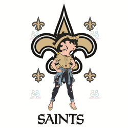 Betty Boop New Orleans Saints Svg, Sport Svg, New Orleans Saints Football Team S
