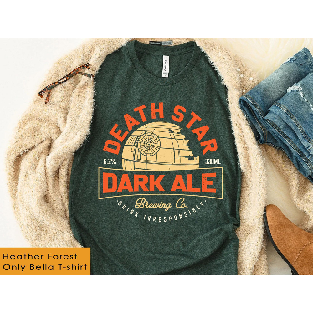 Retro Star Wars Death Star Pale Ale Brewing Co Shirt Star Wars Day 2023 T-shirt May the 4th Galaxy's Edge Walt Disney World Trip - 3.jpg